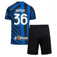 Maglia Calcio Inter Milan Matteo Darmian #36 Prima Divisa Bambino 2024-25 Manica Corta (+ pantaloncini)